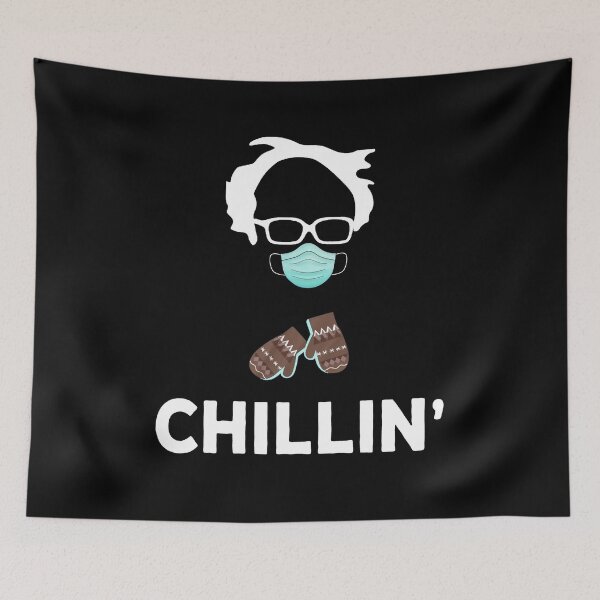 Item preview, Bernie Sanders Mittens Chillin 'meme 2021 designed and sold by AnimaLovers.