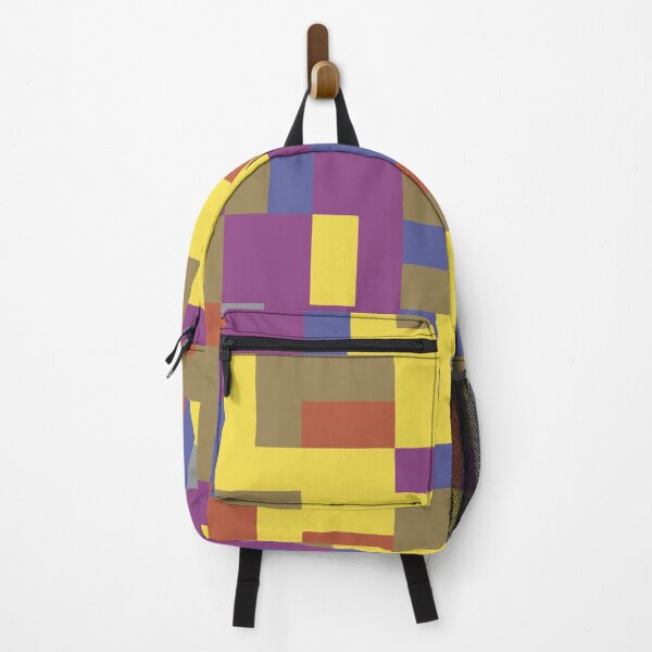 Item preview, Geometric rectangular shapes in abstract mosaic in multicolor palette variation designed and sold by acidmit.