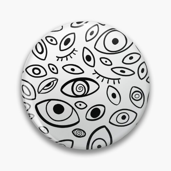 Item preview, eyes - black + white designed and sold by vastsurge.