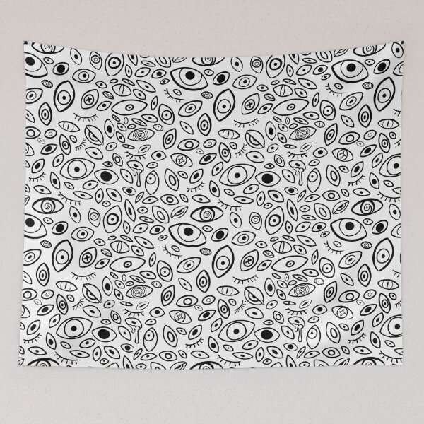 Item preview, eyes - black + white designed and sold by vastsurge.