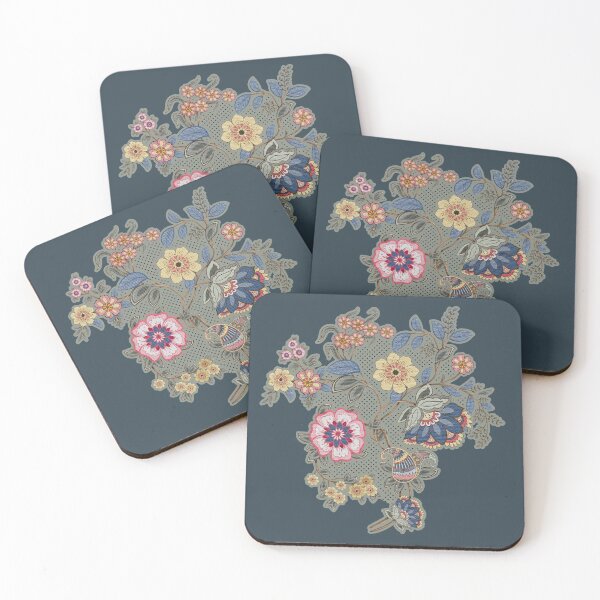Item preview, ornamental flowers and paisleys  designed and sold by vidyaroul.