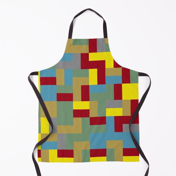 Item preview, Geometric rectangular shapes in abstract ornament in multicolor palette variation designed and sold by acidmit.