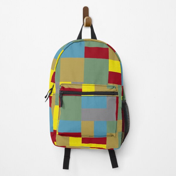 Item preview, Geometric rectangular shapes in abstract ornament in multicolor palette variation designed and sold by acidmit.