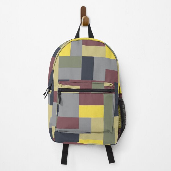 Item preview, Geometric rectangular shapes in abstract pattern in multicolor palette variation designed and sold by acidmit.