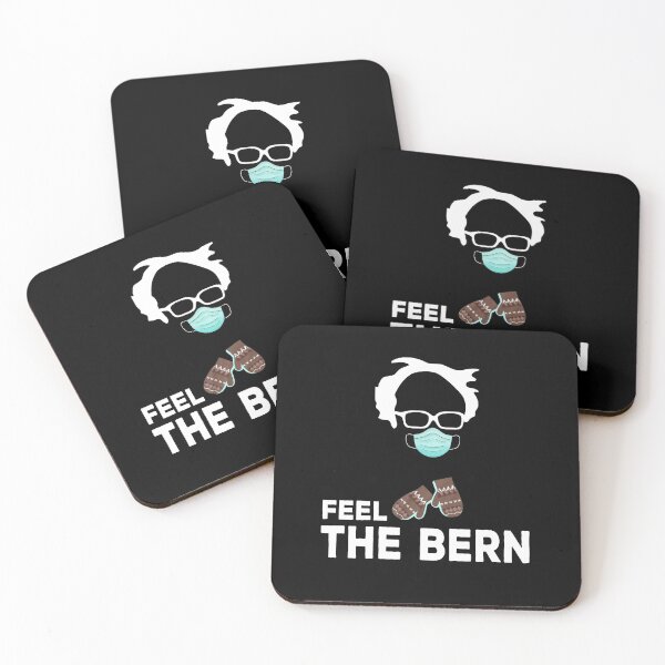 Aperçu de l'œuvre Bernie Sanders Mittens Feel the Bern meme 2021 créée et vendue par AnimaLovers.