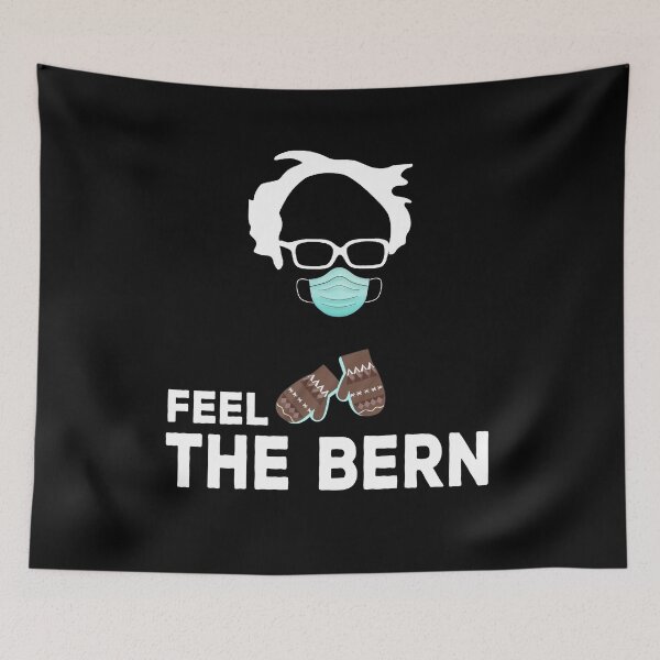 Item preview, Bernie Sanders Mittens Feel the bern meme 2021 designed and sold by AnimaLovers.