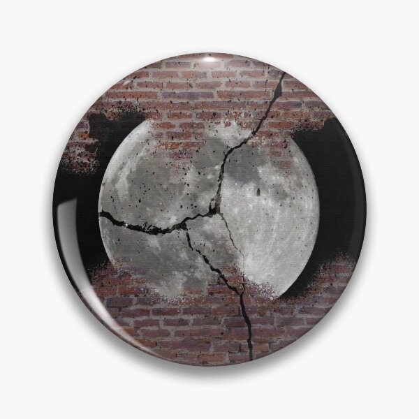 Item preview, moon inside a brick wall designed and sold by pgorostiza.