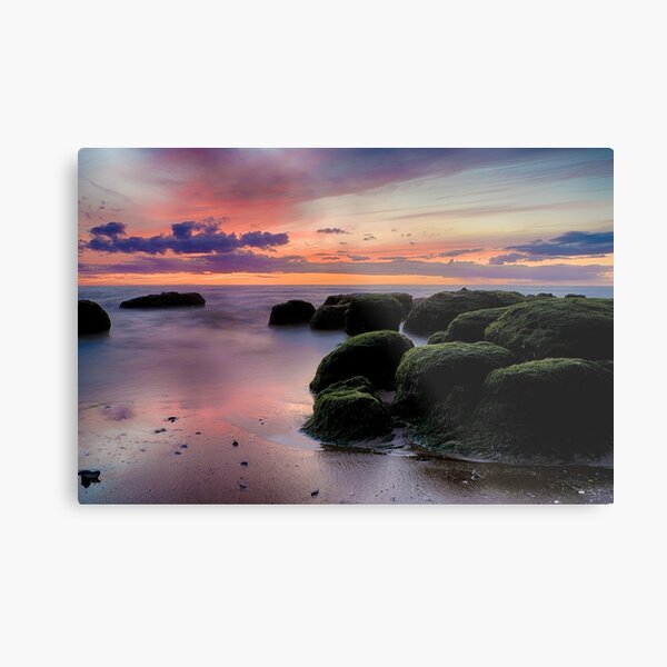 The Boulders of Hunstanton Beach Metal Print
