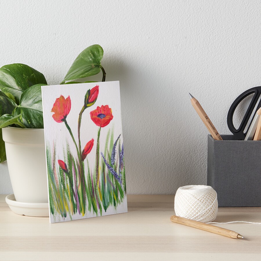 Item preview, Art Board Print designed and sold by Rockerbellas.