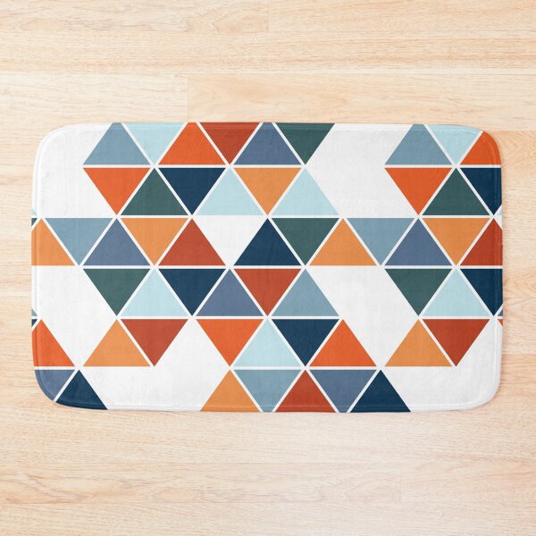 Item preview, Geometric design with colorful triangles designed and sold by BattaAnastasia.