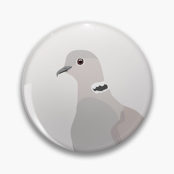 Item preview, Eurasian Collared Dove close up designed and sold by Smile-Birds.