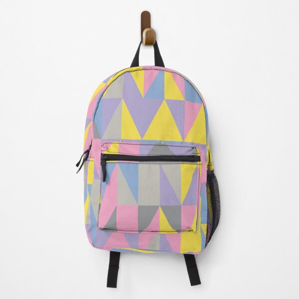 Item preview, Geometric triangular shapes in multicolor palette variation in abstract ornament designed and sold by acidmit.