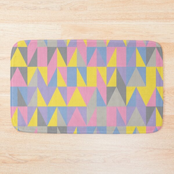 Item preview, Geometric triangular shapes in multicolor palette variation in abstract ornament designed and sold by acidmit.