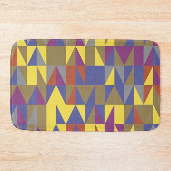Artikelvorschau, Geometric triangular shapes in multicolor palette variation in abstract pattern entworfen und verkauft von acidmit.