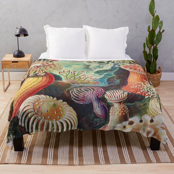 Item preview, Vintage Sea Anemone Poster designed and sold by redoARTstore.