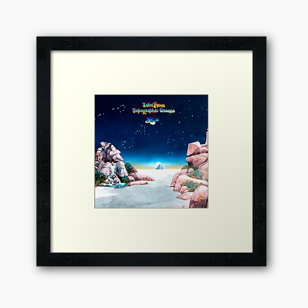 TALES FROM TOPOGRAPHIC OCEAN- Progressive Rock Framed Art Print