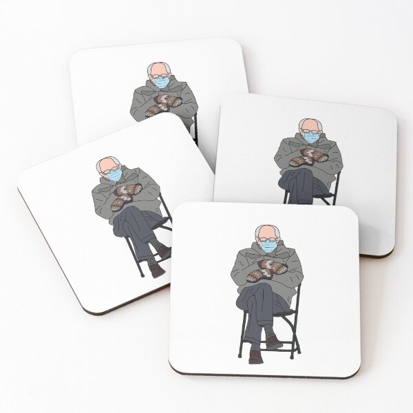 Item preview, Cold Bernie Sanders Mittens Inauguration Design designed and sold by AnleuAvePrints.