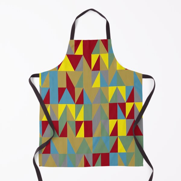 Item preview, Abstract mosaic with geometric triangular elements in multicolor palette variation designed and sold by acidmit.