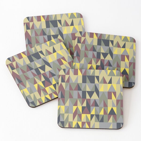 Artikelvorschau, Abstract ornament with geometric triangular elements in multicolor palette variation entworfen und verkauft von acidmit.
