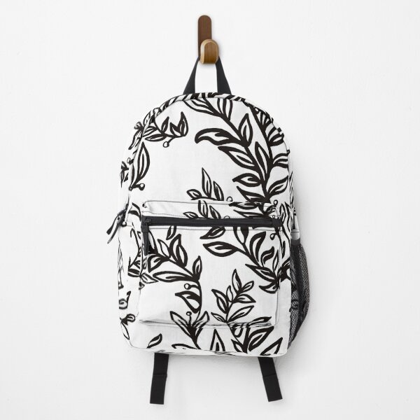 Item preview, Black on white leaves designed and sold by Wildwagner.