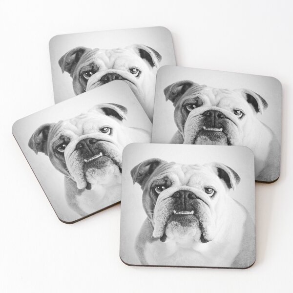 Item preview, English Bulldog dog - BW Vintage - D34 designed and sold by DecoVintage.