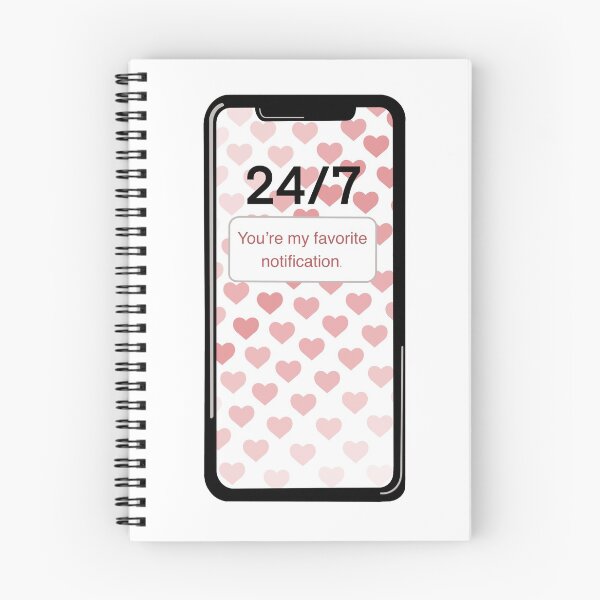 Item preview, You are my favorite notification cute Valentine’s Day designed and sold by Happiest-Camper.