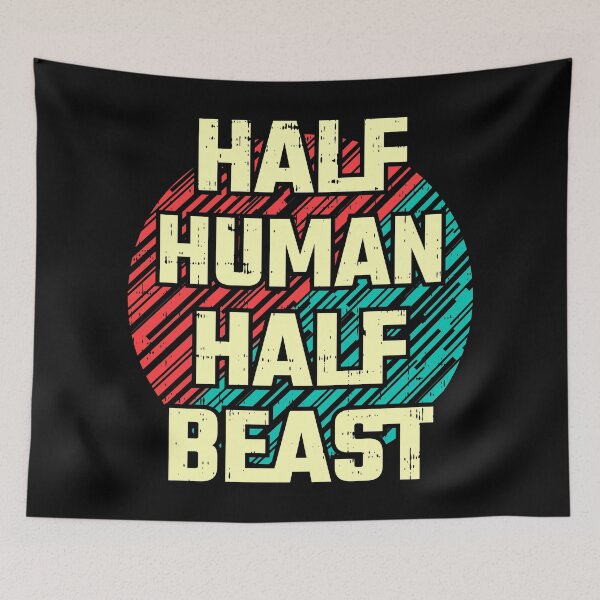 Item preview, Half human half beast designed and sold by crazy merchs.
