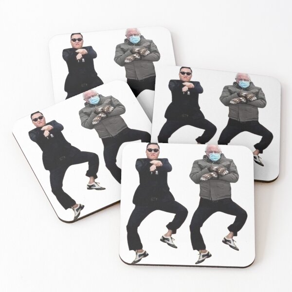 Item preview, Bernie Sanders gangnam style - mittens meme - Funny. designed and sold by TirnanOg020.