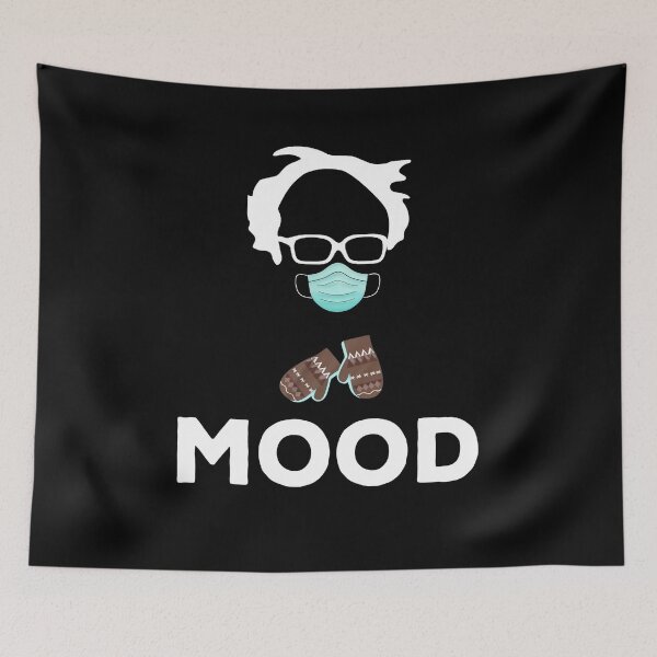 Item preview, Bernie Sanders Mittens Current Mood meme 2021 designed and sold by AnimaLovers.