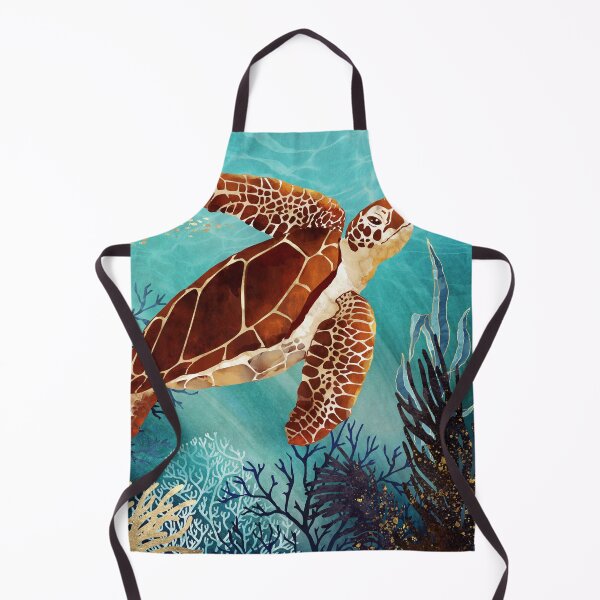 Item preview, Metallic Sea Turtle designed and sold by spacefrogdesign.