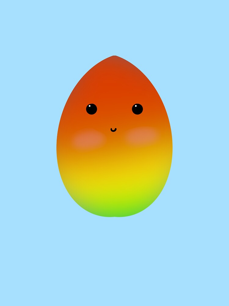 Cute Kawaii Mango Sticker For Sale By Tomatoastronaut Redbubble