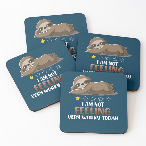 Item preview, Lazy No Work Sloth 1 out of 5 Rating designed and sold by DigitalPie.