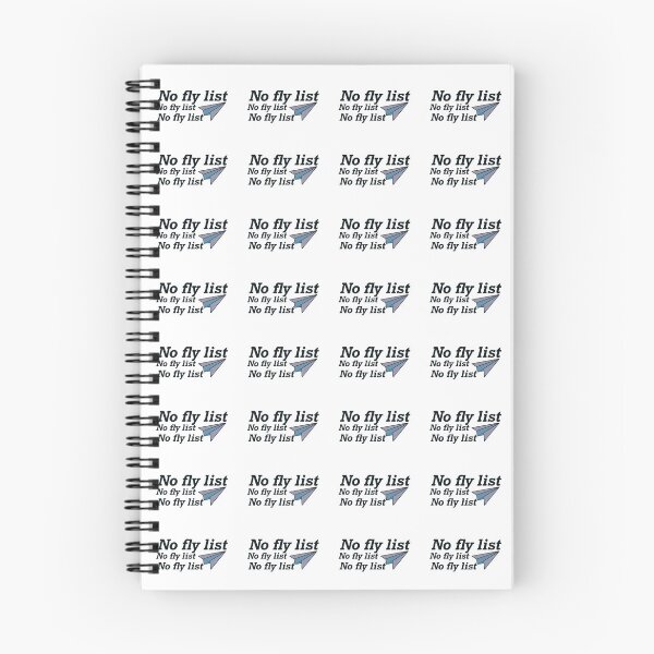 Item preview, No fly list design  designed and sold by papaipapai198.