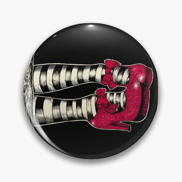 Hand Drawn Digital Art Pin