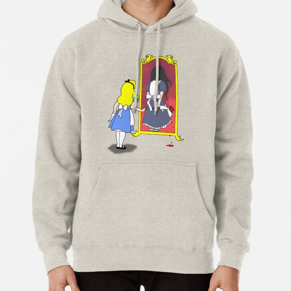 Madness through the looking glass Pullover Hoodie