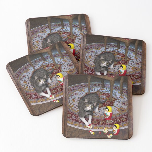 Item preview, Cat on the Rug N.4 designed and sold by Roberta Angiolani.