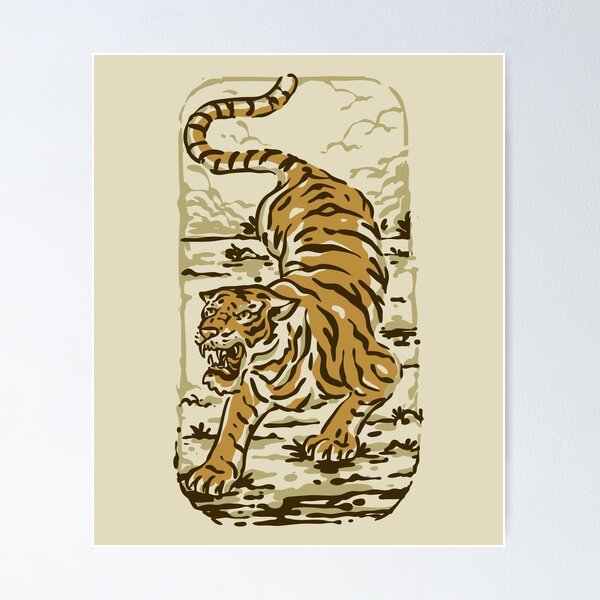 Japanese Tiger Canvas Art by Cornel Vlad