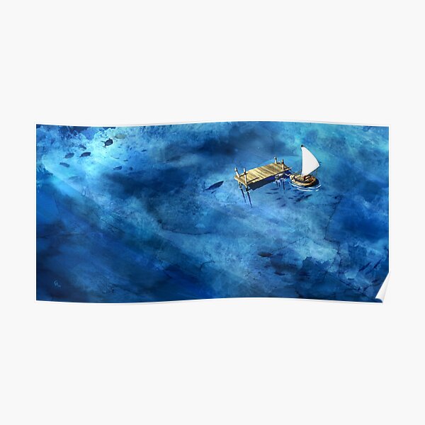 Blue Poster
