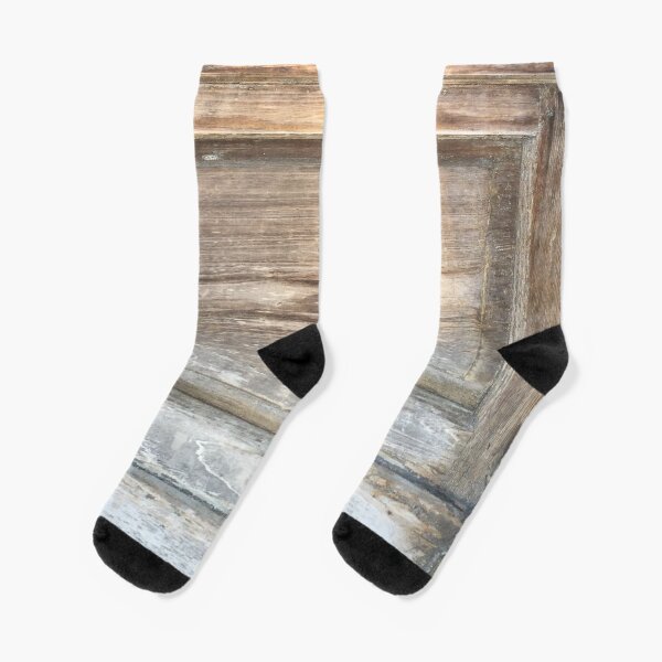 Aged Wood Socken | Redbubble