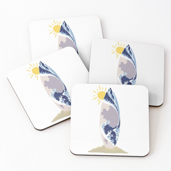 Item preview, Great Wave Surf Board designed and sold by Plutoaddict.