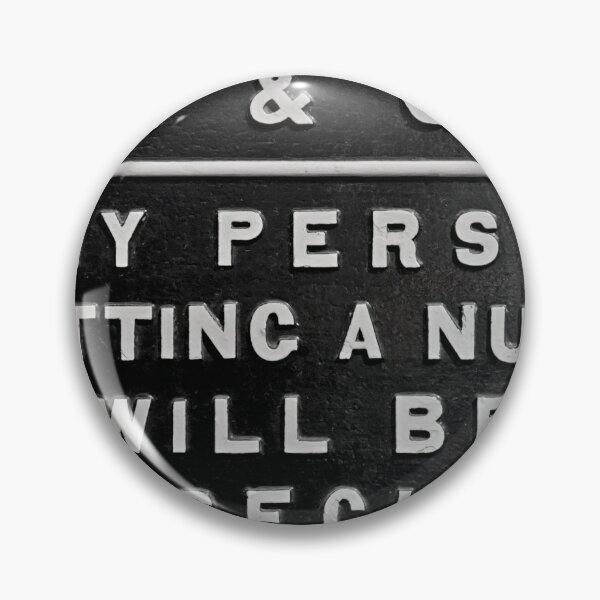 Item preview, D,N & G Railway nuisance sign designed and sold by Random Railways.