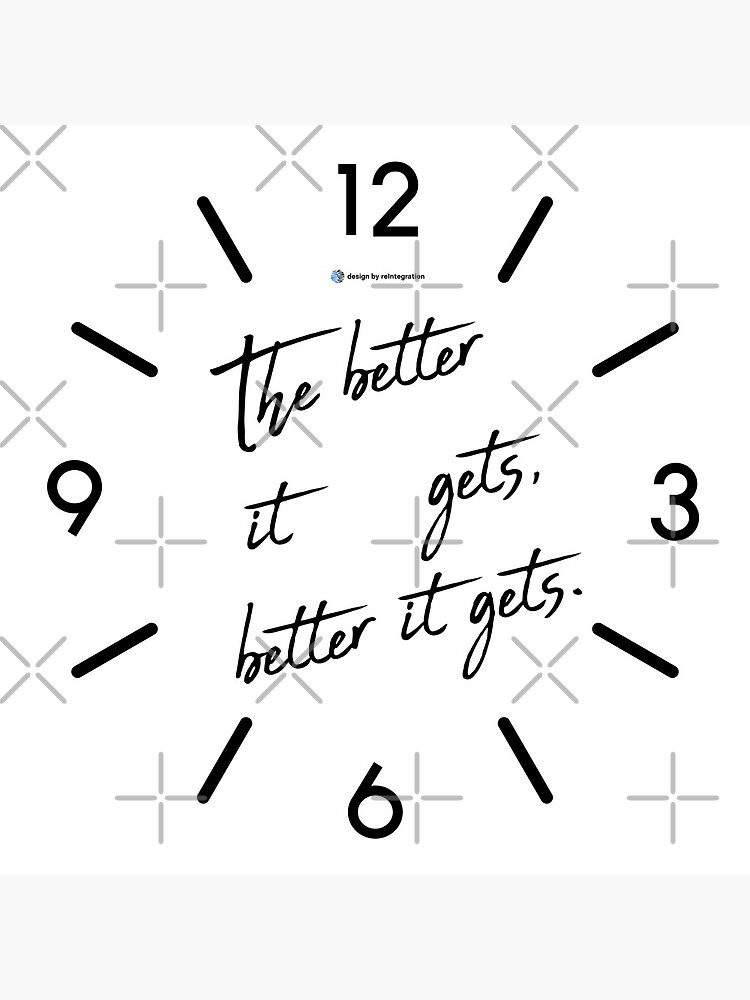 Thumbnail 4 of 4, Clock, The better it gets designed and sold by reIntegration.