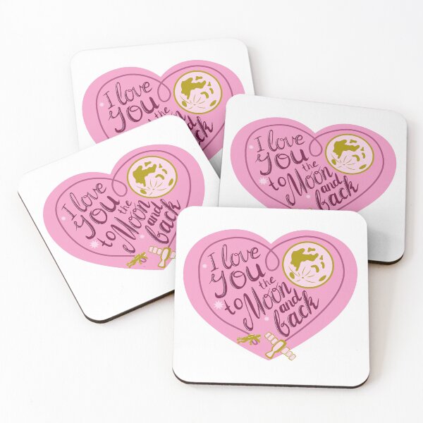 Item preview, I love you to the moon and back. designed and sold by Shoshina.