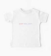 Camiseta para bebés Hola, Mundo