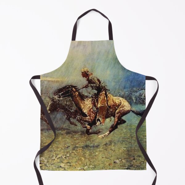 Item preview, Frederick Remington Western Art “The Stampede” designed and sold by PatricianneK.