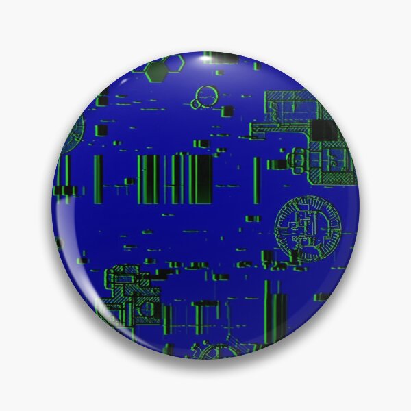 Item preview, Blue Green Circuit designed and sold by Coffinstaple.