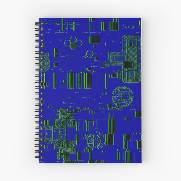 Item preview, Blue Green Circuit designed and sold by Coffinstaple.