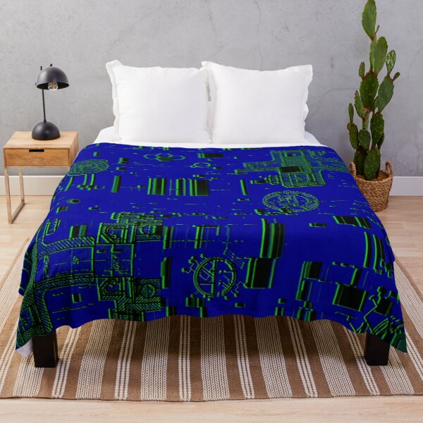 Item preview, Blue Green Circuit designed and sold by Coffinstaple.