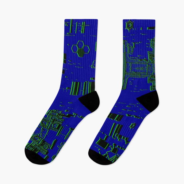 Item preview, Blue Green Circuit designed and sold by Coffinstaple.