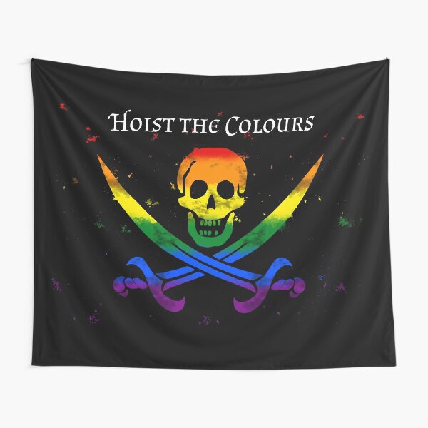 Rainbow Jolly Roger Pirate LGBT Pride Te T-Shirt - TeeHex